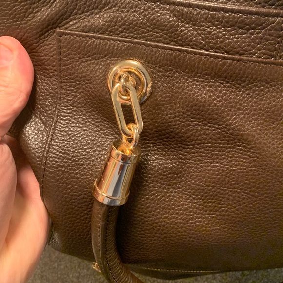 Kristen Bell for Erica Anenberg Shoulder Bag! Large Genuine Leather Bag! - Picture 8 of 16